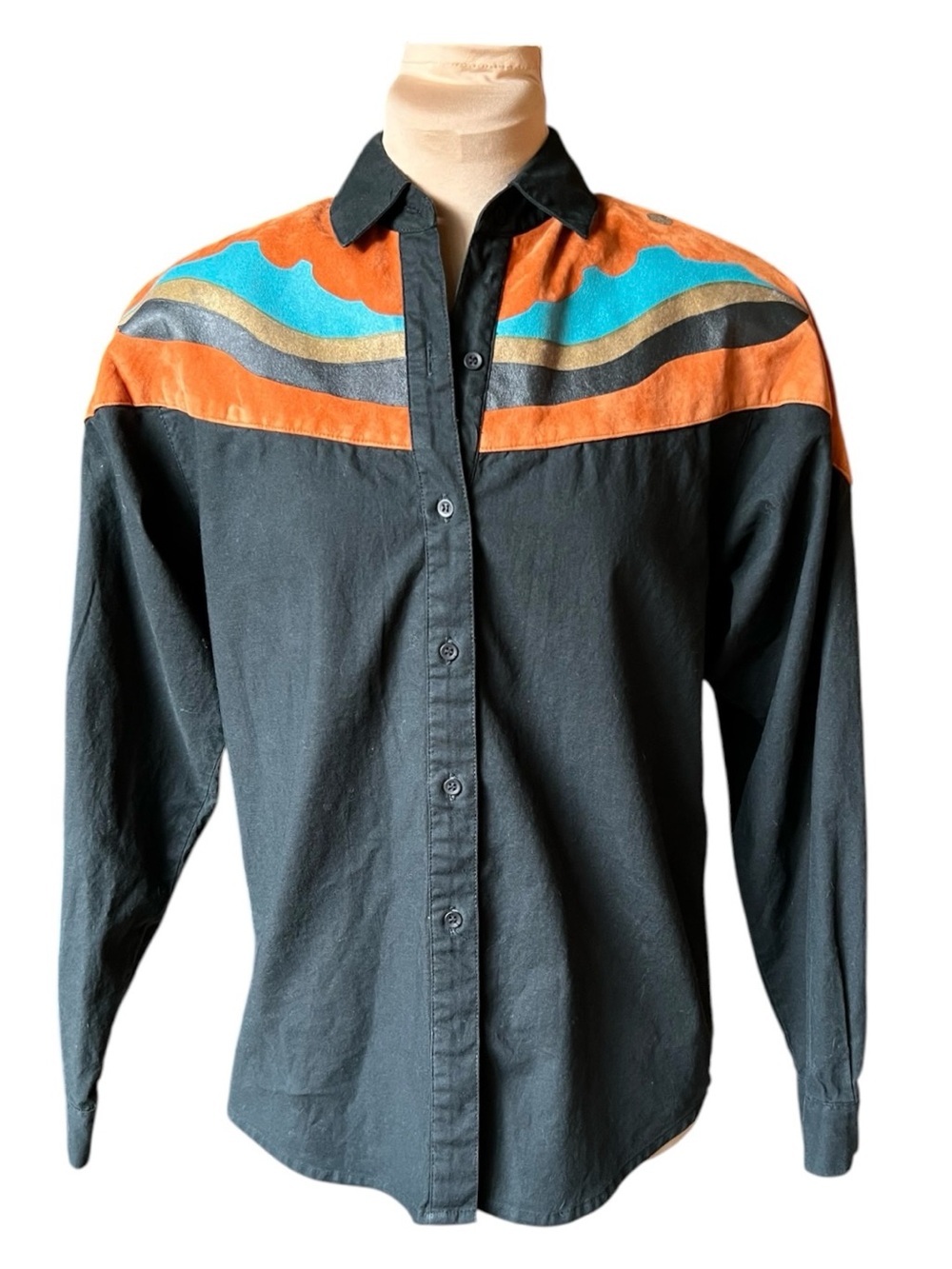Wrangler Vintage Women’s Southwestern Rodeo Shirt Size S